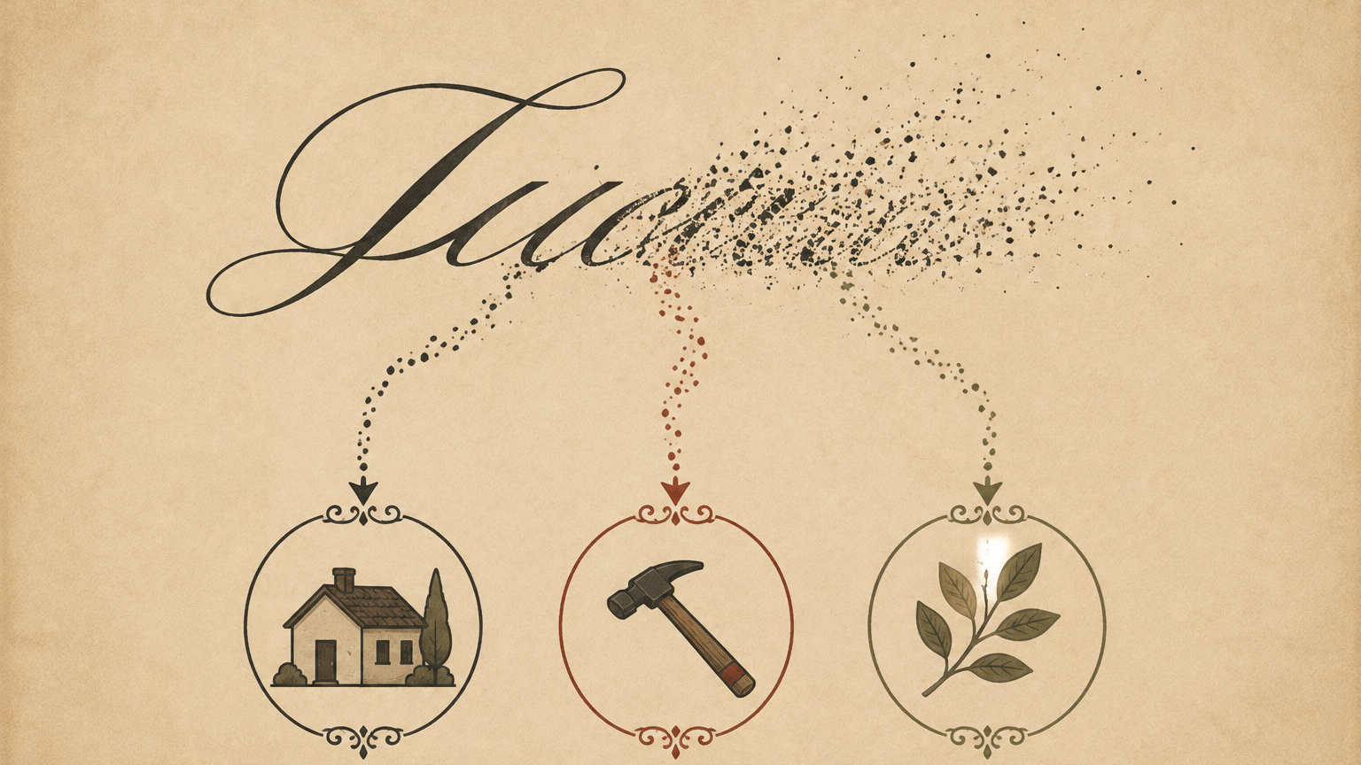 Illustration of a Polish surname breaking down into its origin symbols